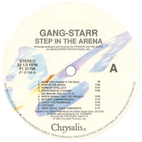 Gang Starr : Step In The Arena (LP, Album)