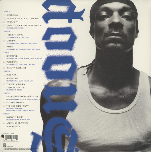 Snoop Dogg : Paid Tha Cost To Be Da Bo$$ (3xLP, Album, Gat)