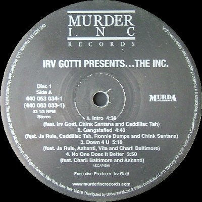 Irv Gotti presents The Inc : Irv Gotti Presents The Inc. (2xLP, Album)