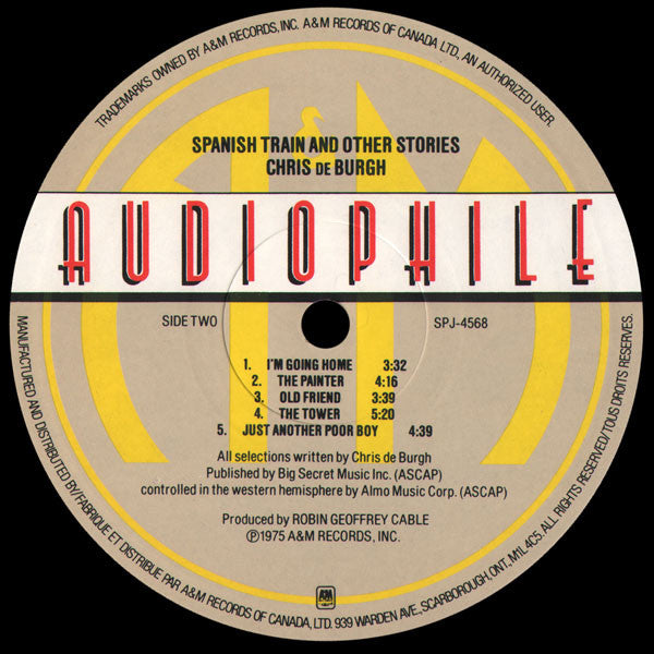 Chris de Burgh : Spanish Train And Other Stories (LP, Album, Hal)