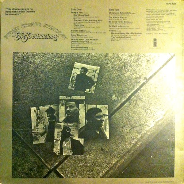 The Persuasions : Street Corner Symphony (LP, Album)