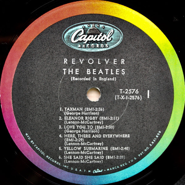 The Beatles : Revolver (LP, Album, Mono, Scr)