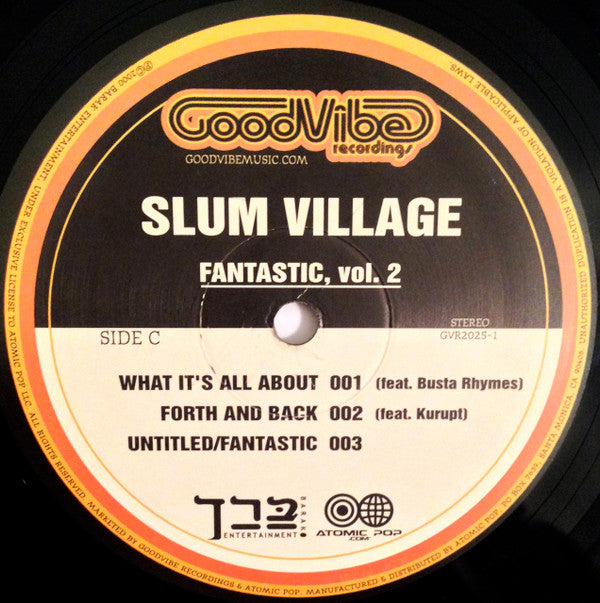 Slum Village : Fantastic, Vol. 2 (3xLP, Album)