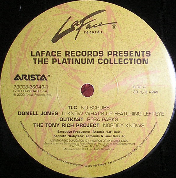 Various : LaFace Records Presents: The Platinum Collection (2xLP, Comp)