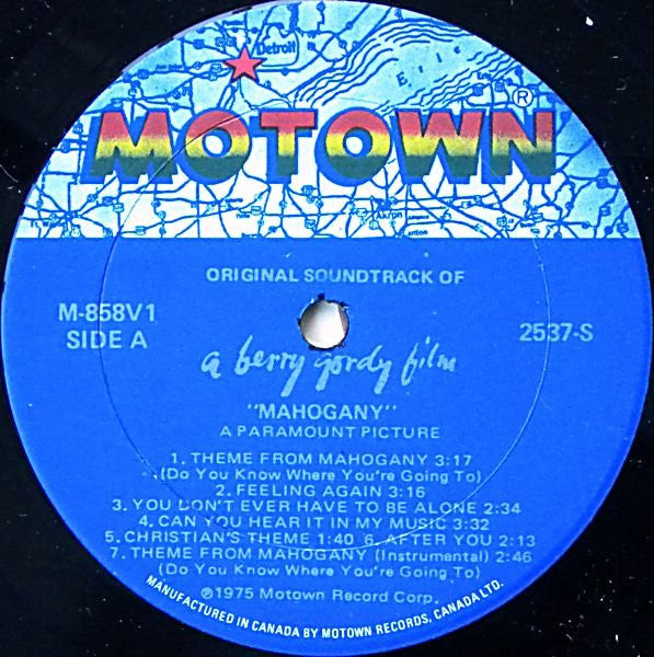 Michael Masser : The Original Soundtrack Of Mahogany (LP)