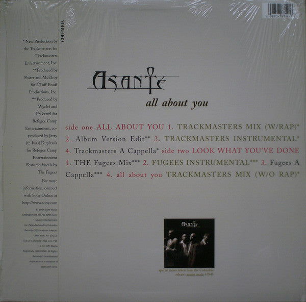 Asante (2) : All About You (12")