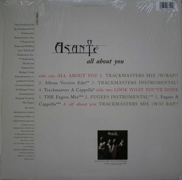 Asante (2) : All About You (12")