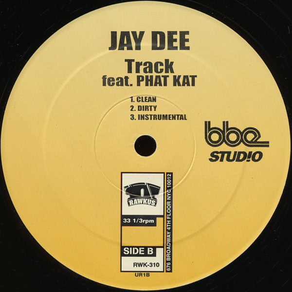 Jay Dee : Pause / Track (12")