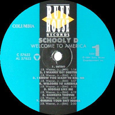 Schoolly D : Welcome To America (LP, Album)
