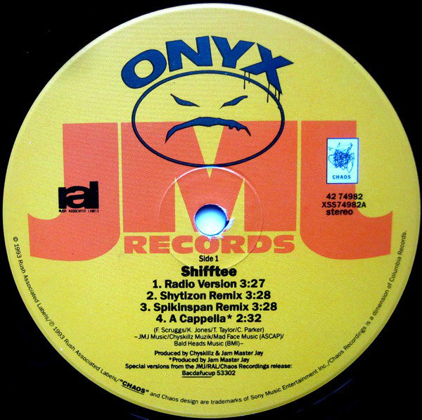 Onyx : Shifftee (12", Single)