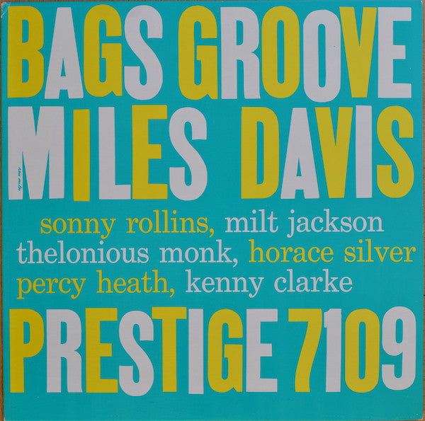 Miles Davis : Bags Groove (LP, Album, Mono, RE)