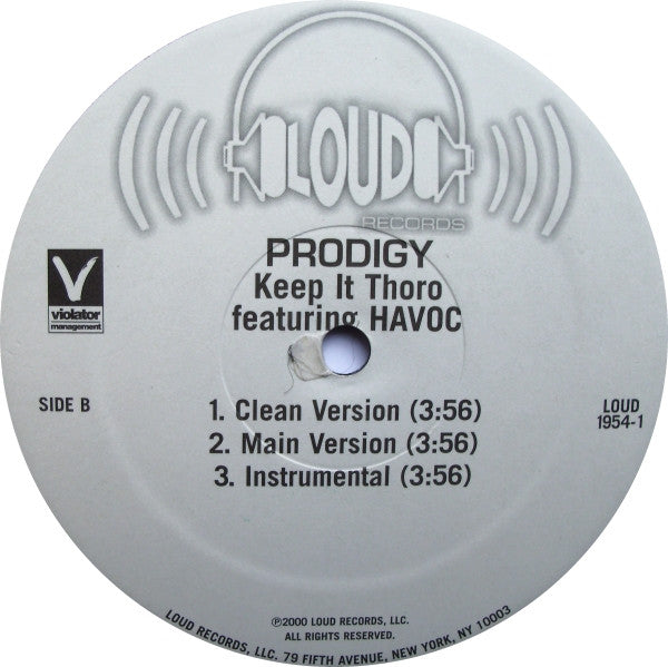 Prodigy : Keep It Thoro (12")