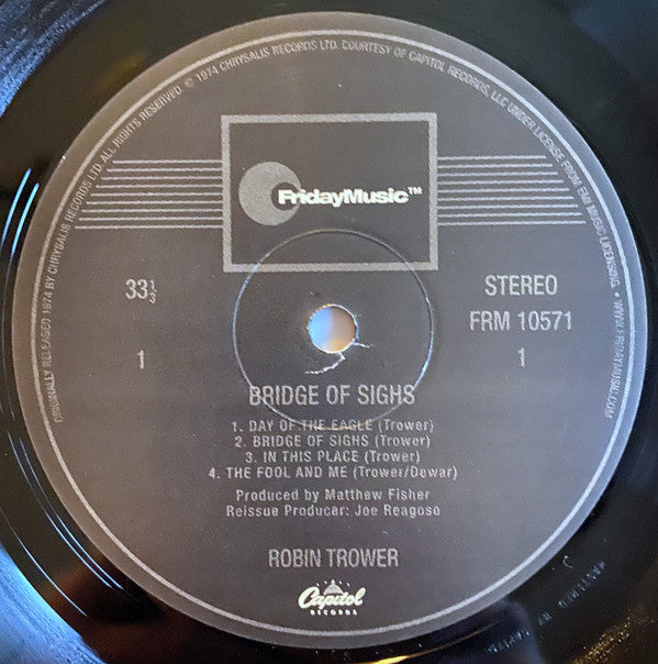 Robin Trower : Bridge Of Sighs (LP, Album, RE, RM, 180)