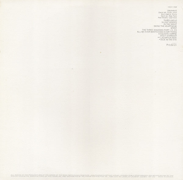 Bauhaus : The Sky's Gone Out (LP, Album + 12", Single)