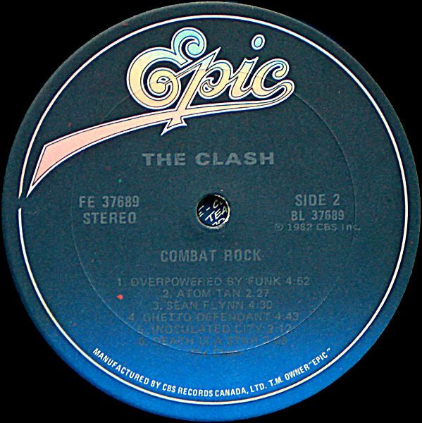 The Clash : Combat Rock (LP, Album, Don)