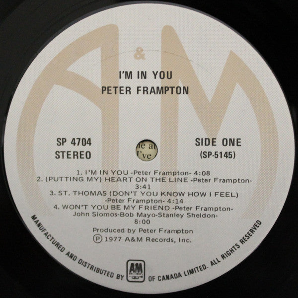 Peter Frampton : I'm In You (LP, Album)