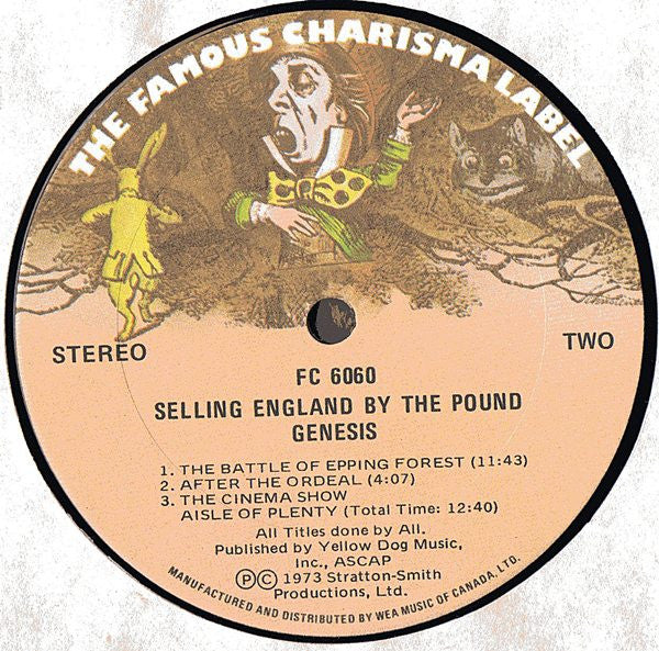 Genesis : Selling England By The Pound (LP, Album)