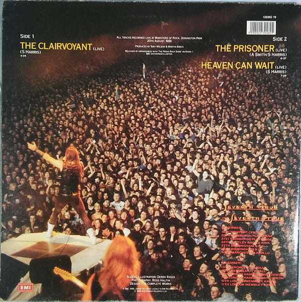 Iron Maiden : The Clairvoyant (12", Single, Gat)