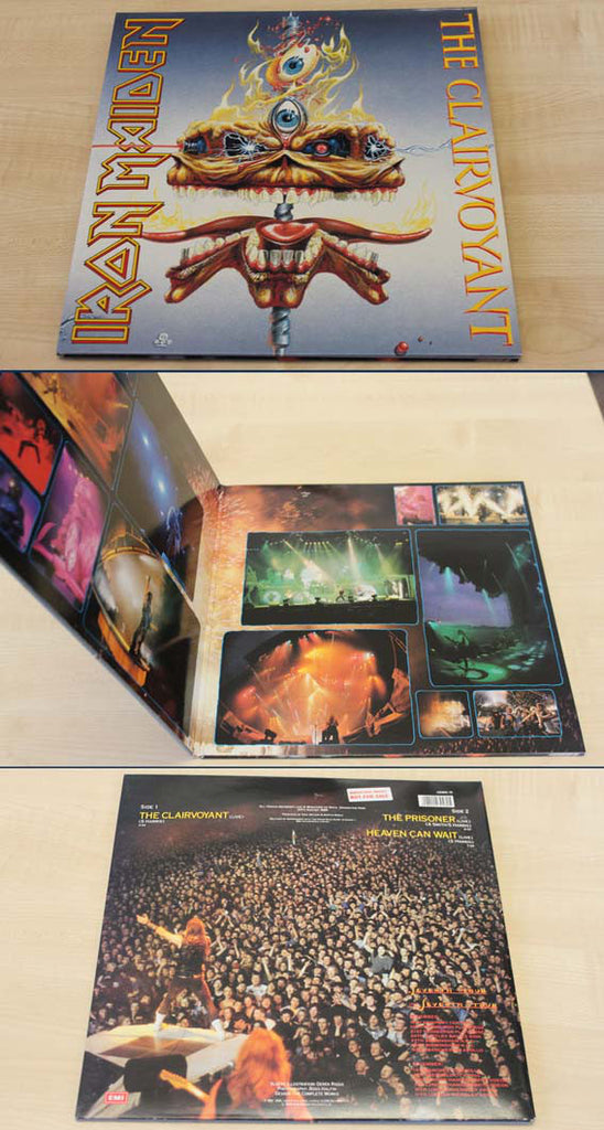 Iron Maiden : The Clairvoyant (12", Single, Gat)