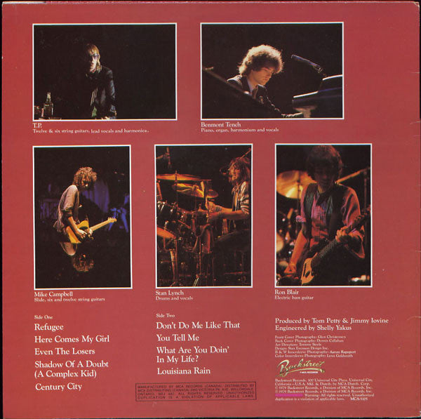 Tom Petty And The Heartbreakers : Damn The Torpedoes (LP, Album, Hal)