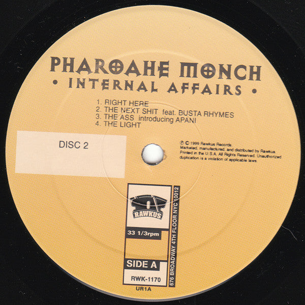 Pharoahe Monch : Internal Affairs (2xLP, Album)