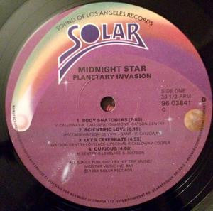 Midnight Star : Planetary Invasion (LP, Album)