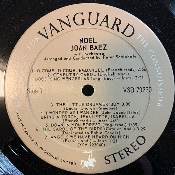 Joan Baez : Noël (LP, Album)
