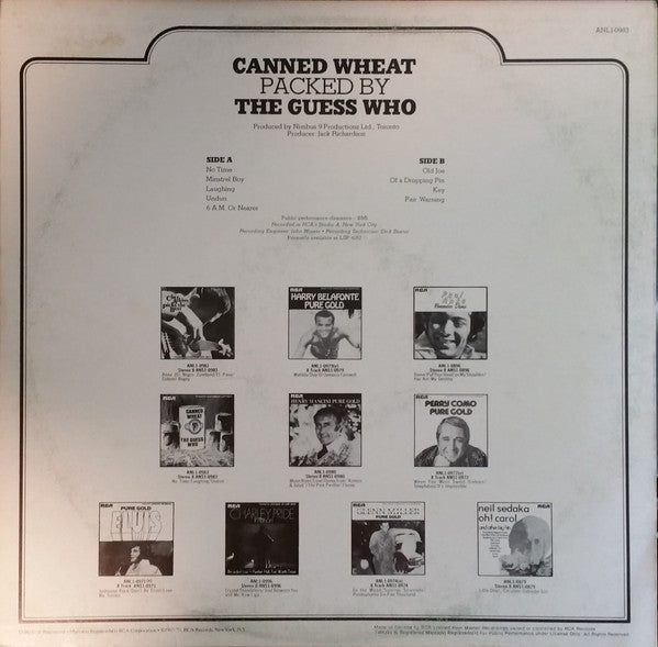 The Guess Who : Canned Wheat (LP, Album, RE)