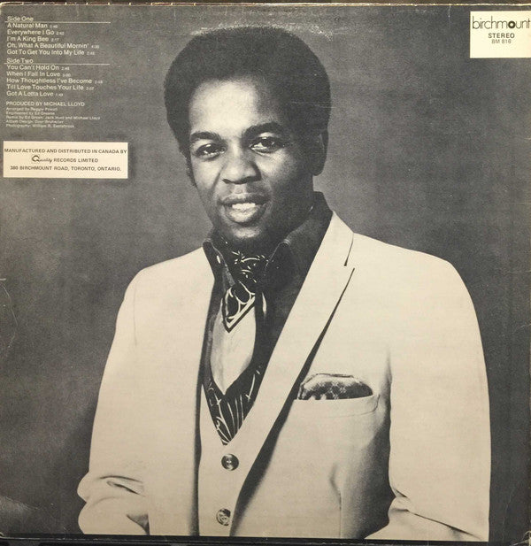 Lou Rawls : Natural Man (LP, Album, RE)