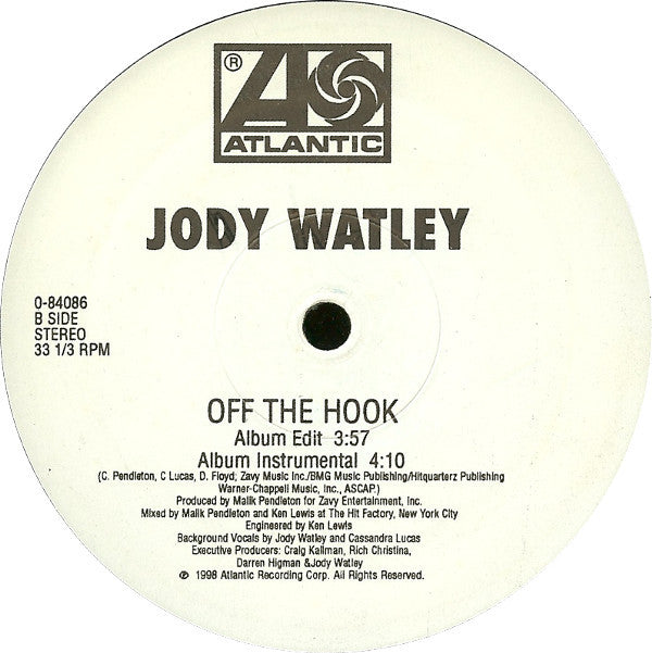 Jody Watley : Off The Hook (12")