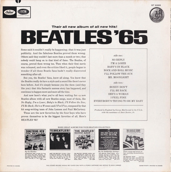 The Beatles : Beatles '65 (LP, Album)