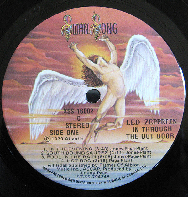 Led Zeppelin : In Through The Out Door (LP, Album, "B")