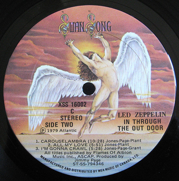 Led Zeppelin : In Through The Out Door (LP, Album, "B")