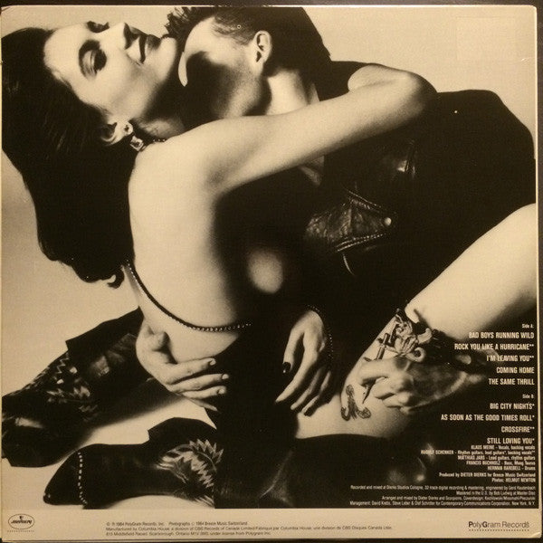 Scorpions : Love At First Sting (LP, Album, Club)