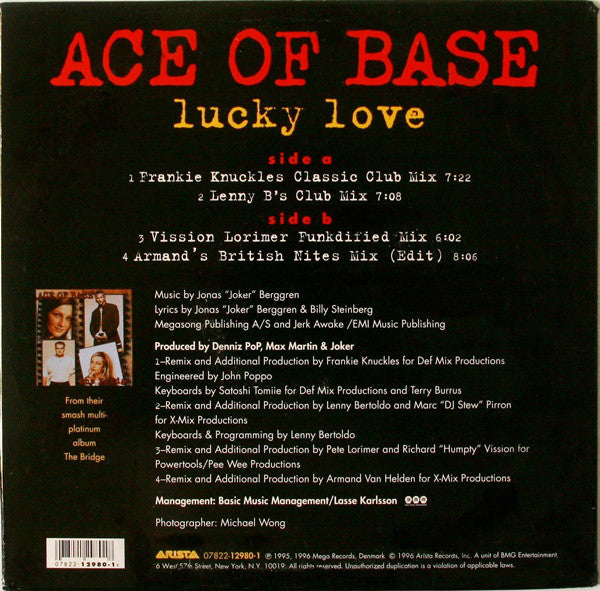 Ace Of Base : Lucky Love (12", Maxi)