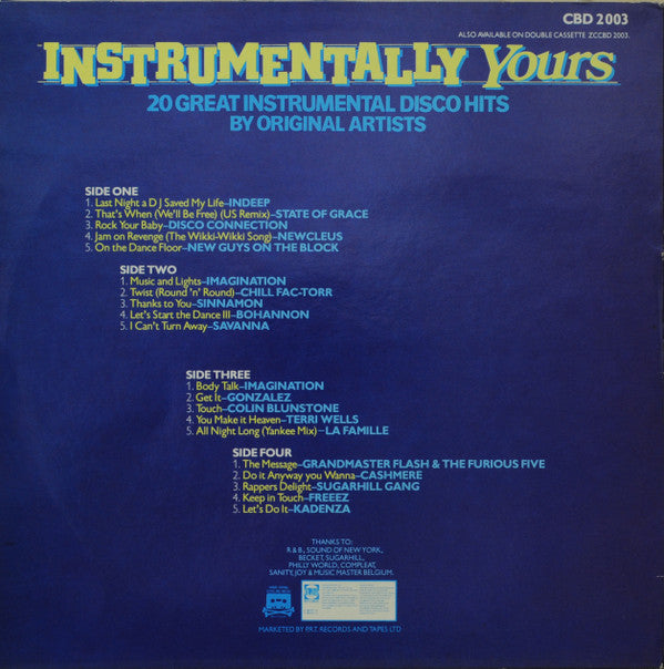 Various : Instrumentally Yours (2xLP, Comp)
