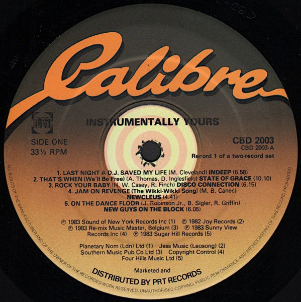 Various : Instrumentally Yours (2xLP, Comp)