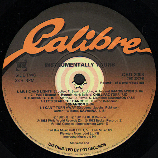 Various : Instrumentally Yours (2xLP, Comp)