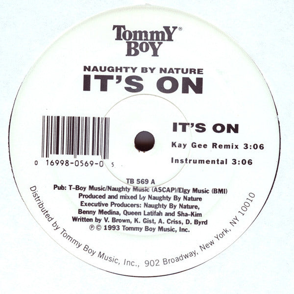 Naughty By Nature : It's On (12")