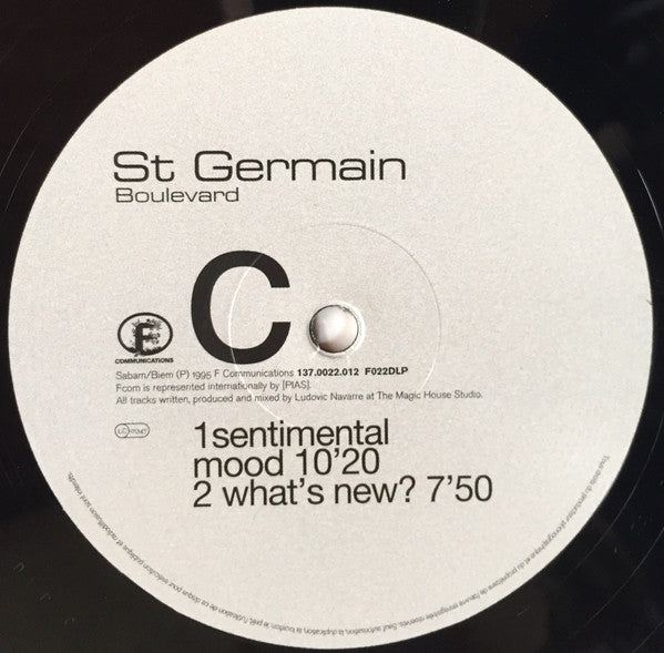 St Germain : Boulevard (The Complete Series) (2xLP, Album, RE)