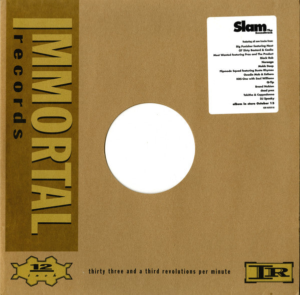 Various : Slam - The Soundtrack (2x12", Promo)