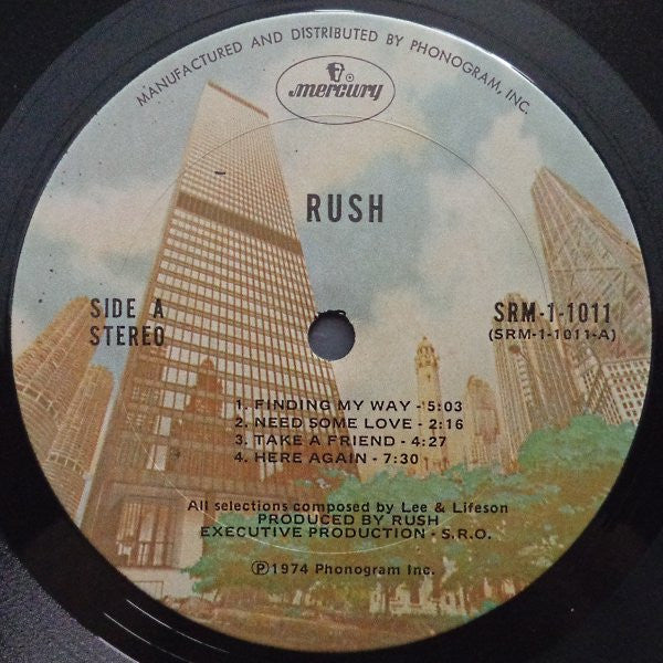 Rush : Rush (LP, Album, Ter)