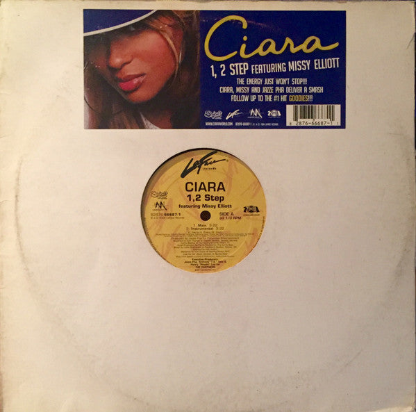 Ciara (2) Featuring Missy Elliott : 1, 2 Step (12")