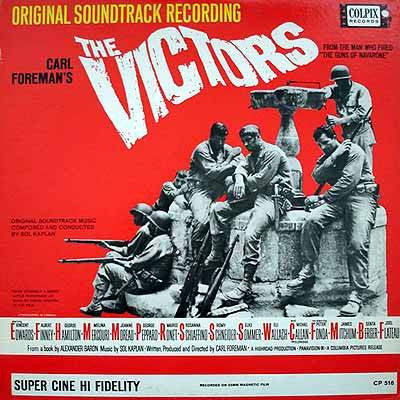 Sol Kaplan : The Victors - Original Soundtrack Recording (LP, Album, Mono)