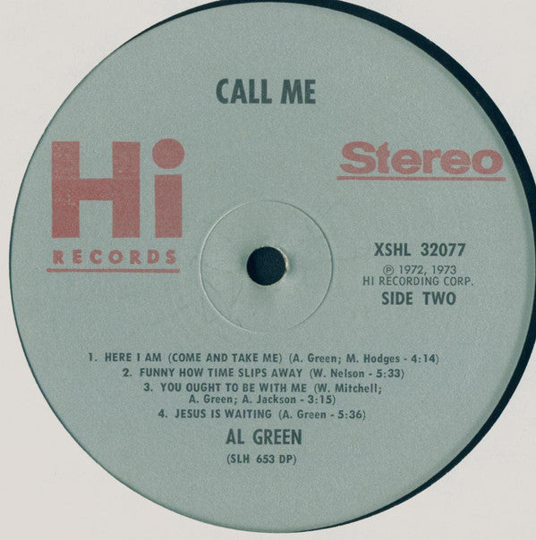 Al Green : Call Me (LP, Album, DP )