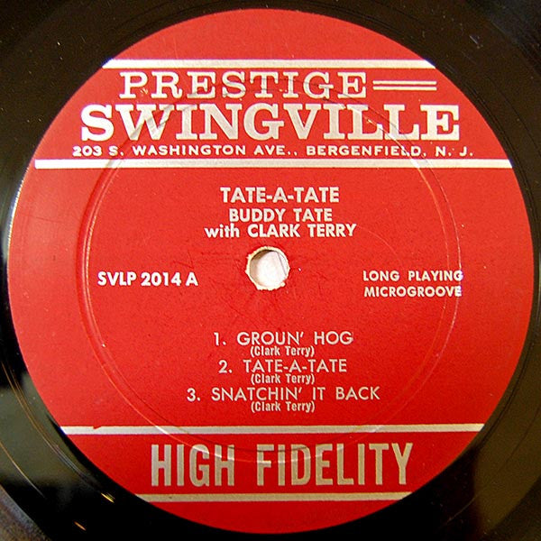 Buddy Tate With Clark Terry : Tate-A-Tate (LP, Album)