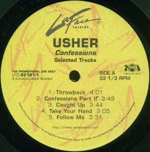 Usher : Confessions (Selected Tracks) (LP, Promo, Smplr)