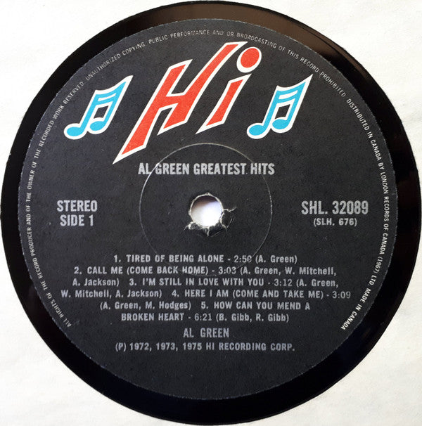 Al Green : Greatest Hits (LP, Comp)