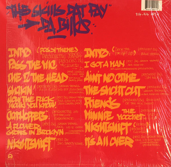 Positive K : The Skills Dat Pay Da Bills (LP, Album, Ltd)