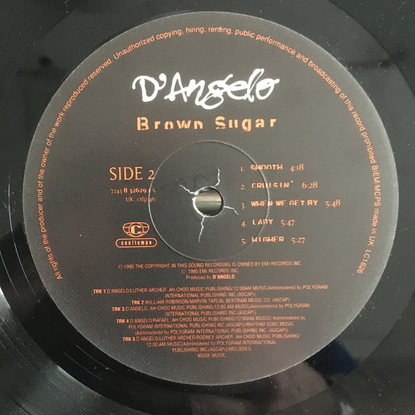 D'Angelo : Brown Sugar (LP, Album)